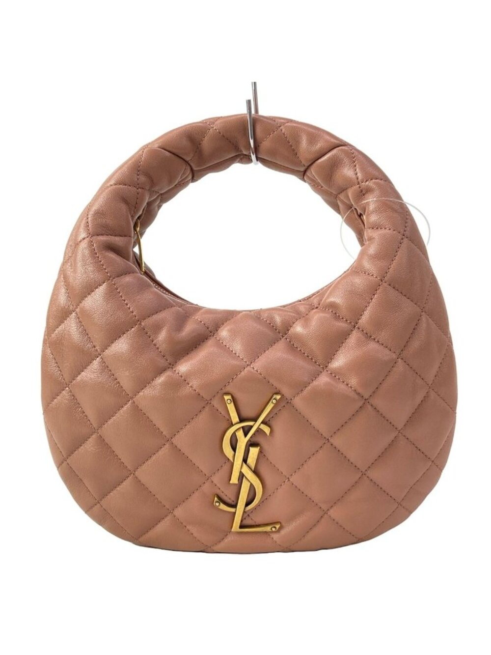 Saint Laurent Paris Handbag Icarino Brown Quilted Leather